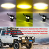 Owl Shape Crystal Multi-Color DRL LED Fog Light for Bikes and Car - Homie Mart