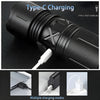 Ruilang P90 High-Quality Powerful 1Km Long Range USB Rechargeable LED Torch Light - Homie Mart