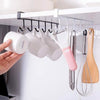 6-Hook Under-the-Shelf Hanging Organizer (2 PCs)