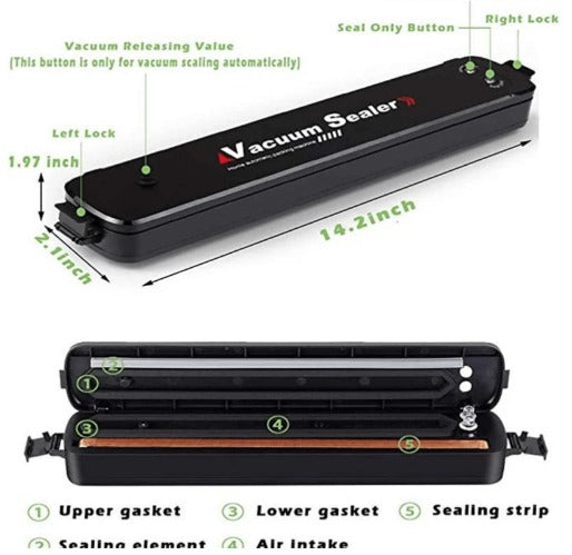 Automatic Vacuum Sealer Food Packing - Homie Mart