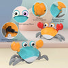 Sensor Activated Rechargeable  Crawling Musical Crab Toy - Homie Mart