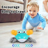 Sensor Activated Rechargeable  Crawling Musical Crab Toy - Homie Mart