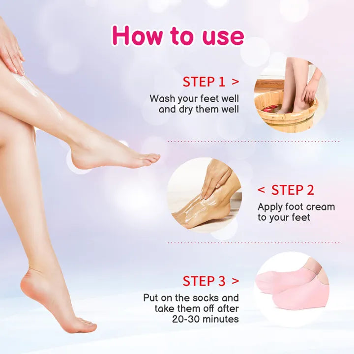 Moisturizing Gel Heel Socks - Foot Care Essentials - Homie Mart