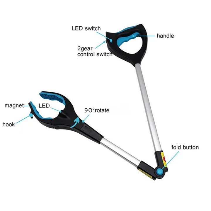 Foldable Grabber Tool: Your Everyday Reaching Hero! - Homie Mart