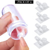 Silicone Nail Stamper (Pack of 4)