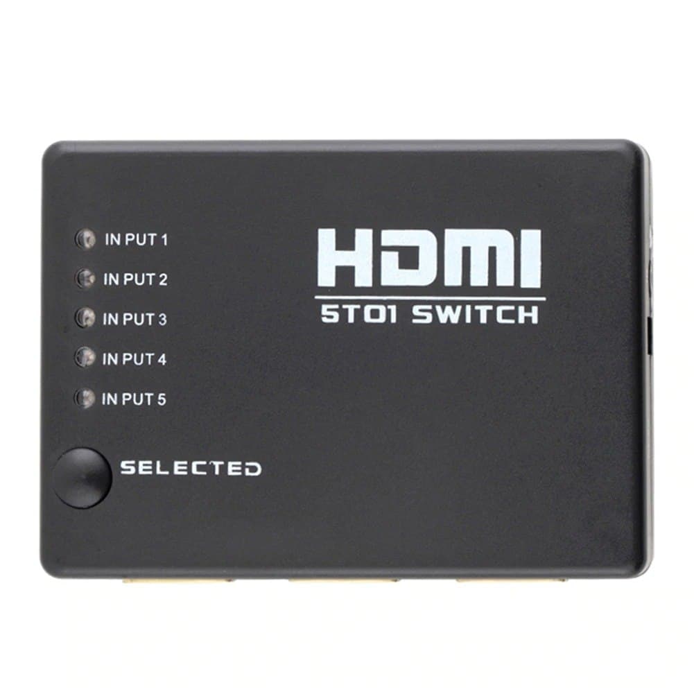 5-Port HDMI Switcher with Remote - Homie Mart