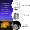 6-in-1 Portable Solar LED Lantern with Fan - Homie Mart