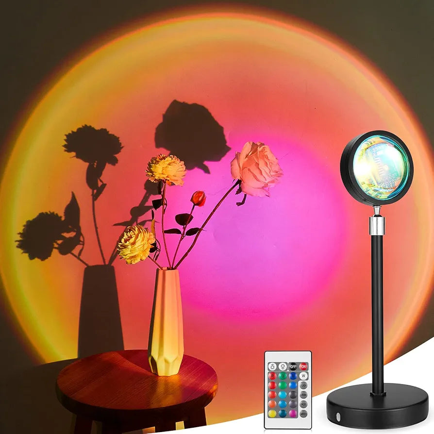 Captivating Sunsets at Home: TheVends Sunset Lamps - Homie Mart